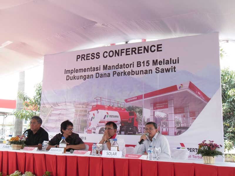 With Support from Palm Oil Fund, Pertamina Produces Biodiesel 15%