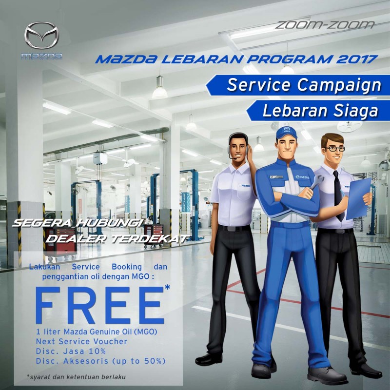 Mazda Hadirkan “Service Campaign” dan “Lebaran Siaga”