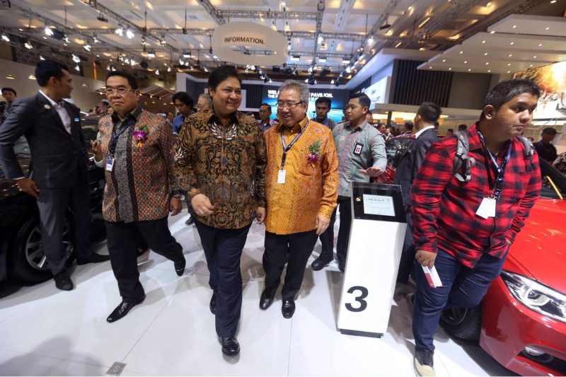 Menggantikan Wapres Jusuf Kalla, Menteri Perindustrian Membuka GIIAS 2017