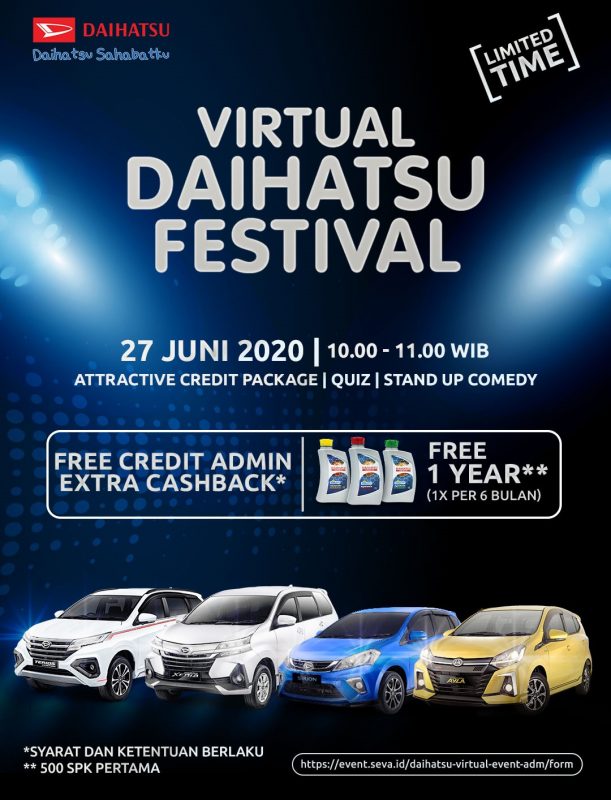 Beli Mobil Baru Bisa di Virtual Daihatsu Festival aja!