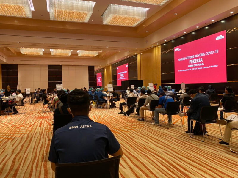 BMW Astra Vaksinasi Seluruh Karyawan