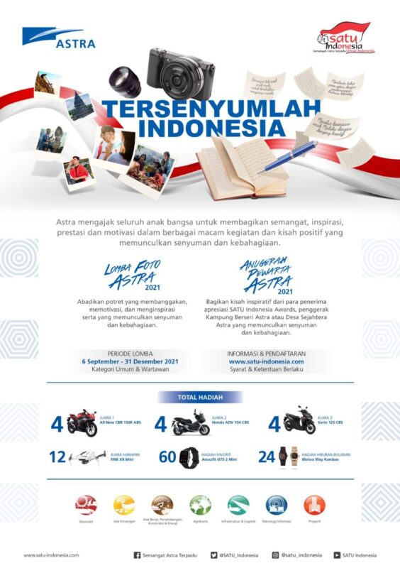 “Tersenyumlah Indonesia”: Lomba Foto Astra & Anugerah Pewarta Astra 2021
