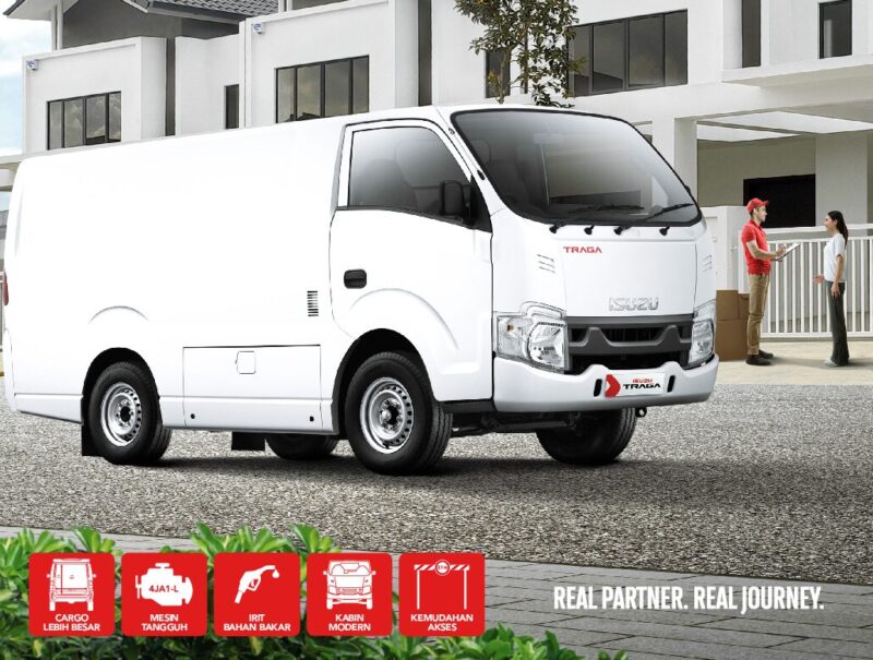 Isuzu Traga Blind Van untuk Jasa Pengiriman Barang