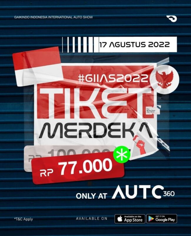 GIIAS Beri Harga Tiket Khusus Kemerdekaan RI ke-77