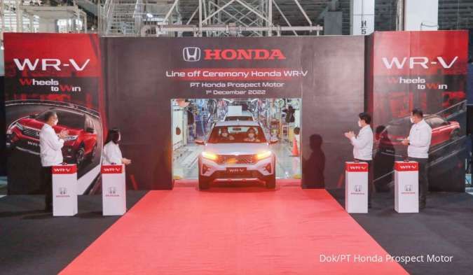 Honda Prospect Motor Memulai Produksi Perdana Honda WR-V di Indonesia