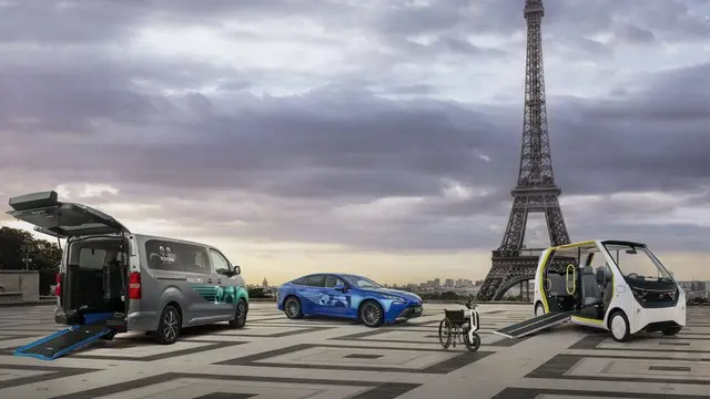 3.374 Unit Kendaraan Listrik Toyota Dukung Olimpiade Paris 2024