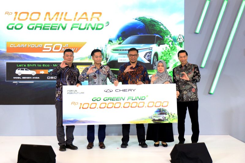 Alokasikan Rp 100 Miliar untuk Program “Chery Go Green Fund”, Dukung Akselerasi Penggunaan Mobil Listrik