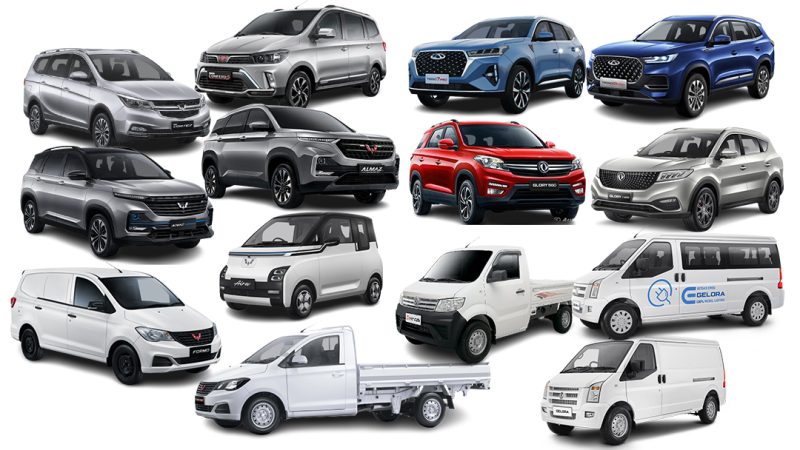 Mobil China di Indonesia Mencapai 16 Merek, Jepang 13