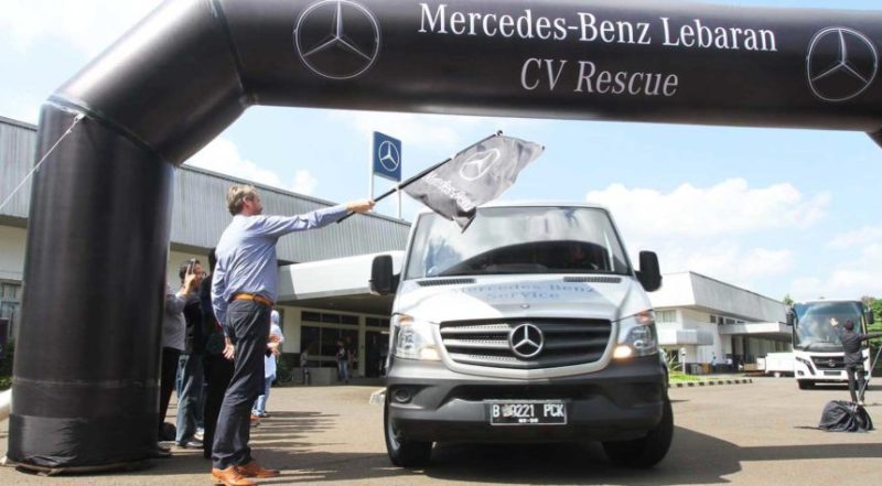 Daimler Mendirikan 13 Bengkel Siaga, Servis, dan Rescue Bus Mercedes Mudik Lebaran 2025