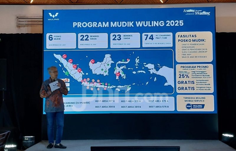 Wuling Mengawal Perjalanan Mudik Lebaran 2025, Gratis Ngecas di sejumlah Rest Area