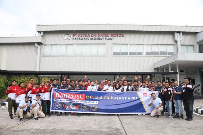 Pabrik Mobil Daihatsu di Karawang Terima Kunjungan Komunitas Sepeda Motor