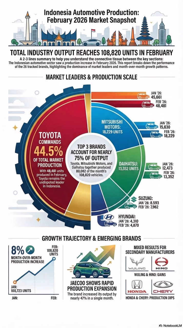 Overview of Indonesia’s Automotive Production, February 2026